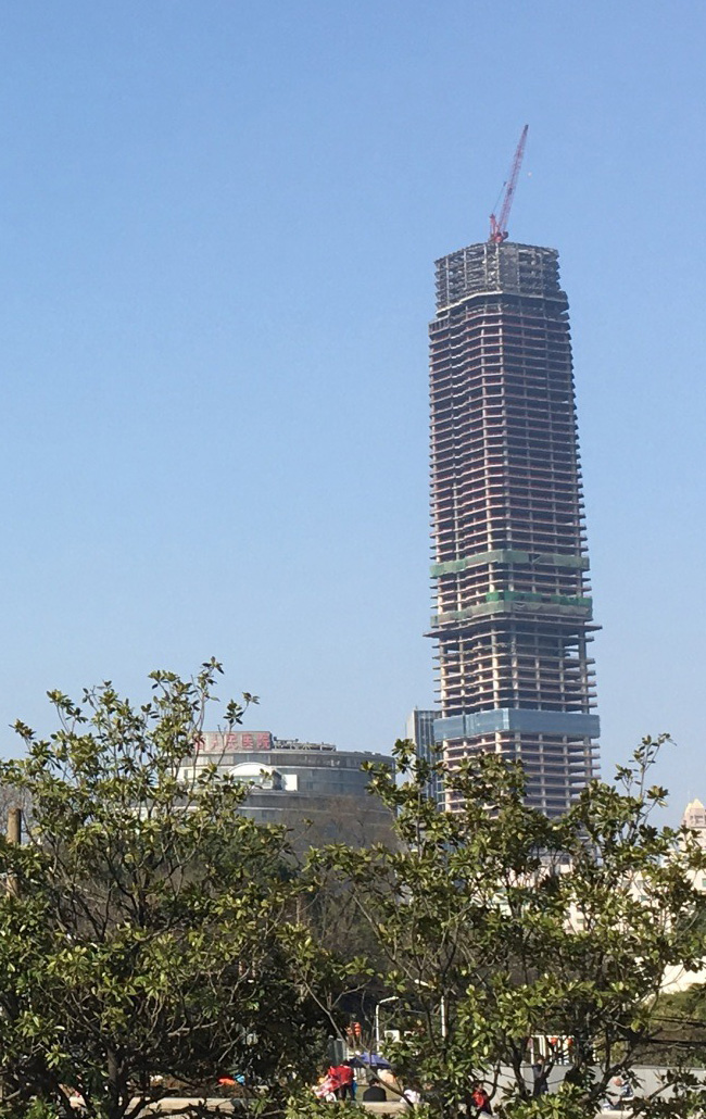 3  世茂广场   345米长沙ifs(长沙国金中心),包括两栋塔楼,主塔楼设计