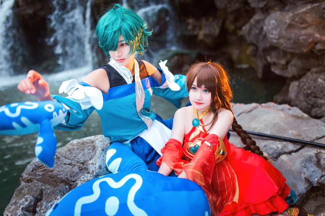 王者荣耀同人cos,庄周和大乔这对双鱼cp你觉得如何?