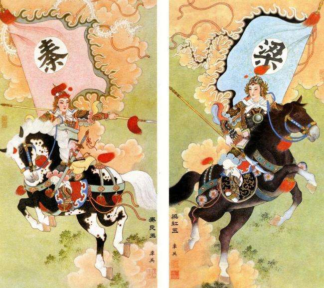 花解语·《宋太祖三下南唐》美貌:"容光佼佼,真有沉鱼落雁之容,……一