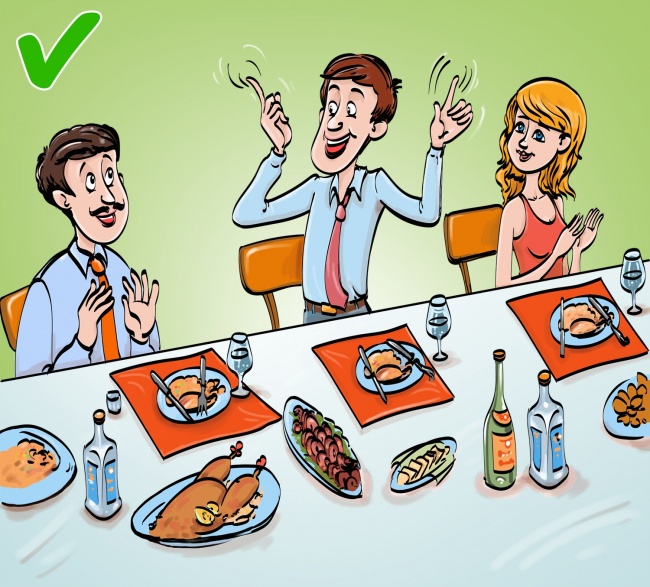 10个人人都经常违反的用餐礼仪