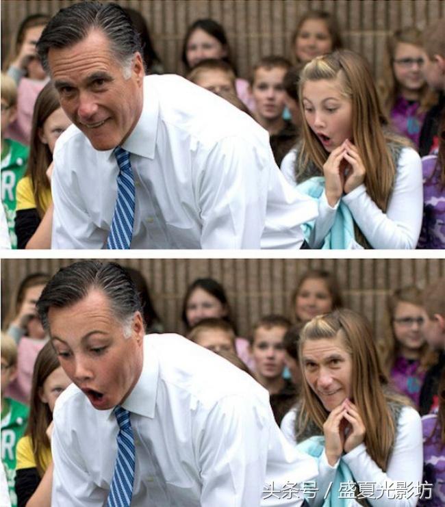 网友恶搞把照片中的人进行换脸这效果简直了