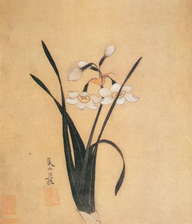 历代名家笔下的水仙祝您新年好运常在