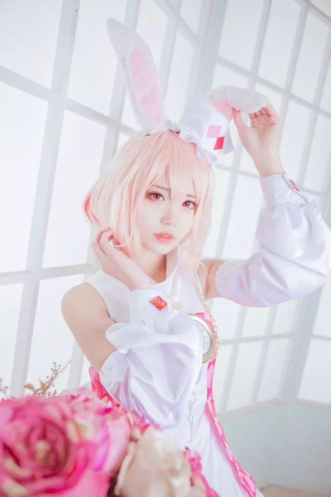 可爱爱丽丝梦游仙境兔子小姐cos