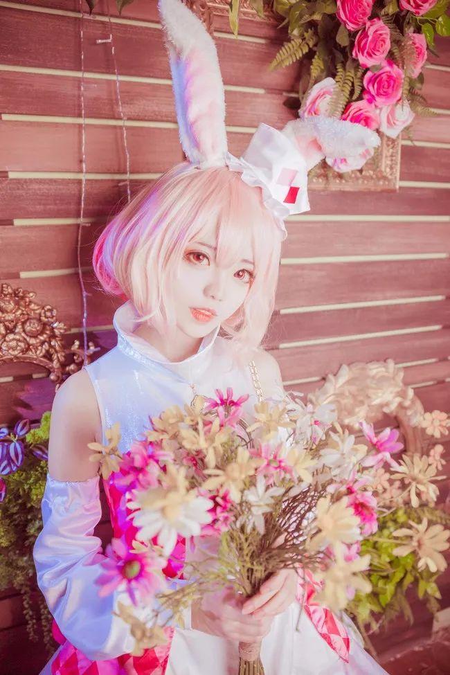 可爱爱丽丝梦游仙境兔子小姐cos