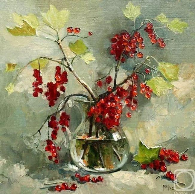 油画|| 超美的油画花卉, 真想多看两眼