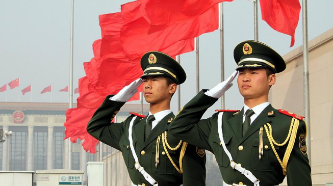 有这样一支队伍——武警北京市总队天安门警卫支队国旗护卫队