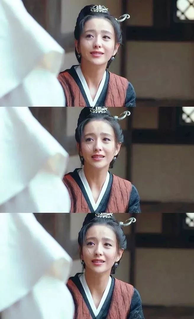 佟丽娅拍戏哭得梨花带雨演技逼真弄哭整个剧组