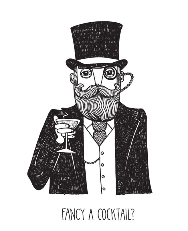 大胡子男人也能萌萌哒?瑞典这位插画师神了