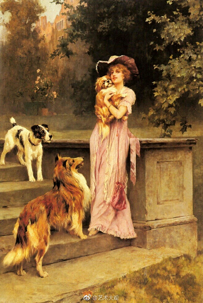 英国画家arthur wardle油画作品欣赏