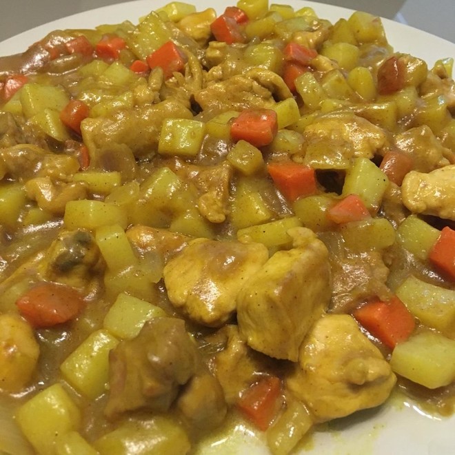 咖喱土豆鸡块