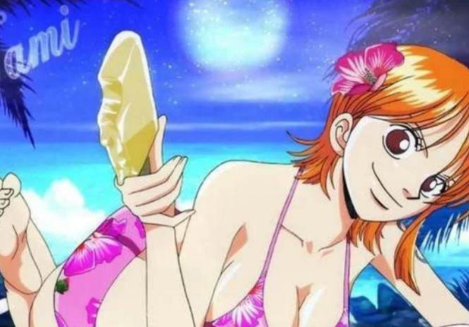 失去记忆的娜美不相信自己是作为航海士和路飞一起,边在船上洗澡的