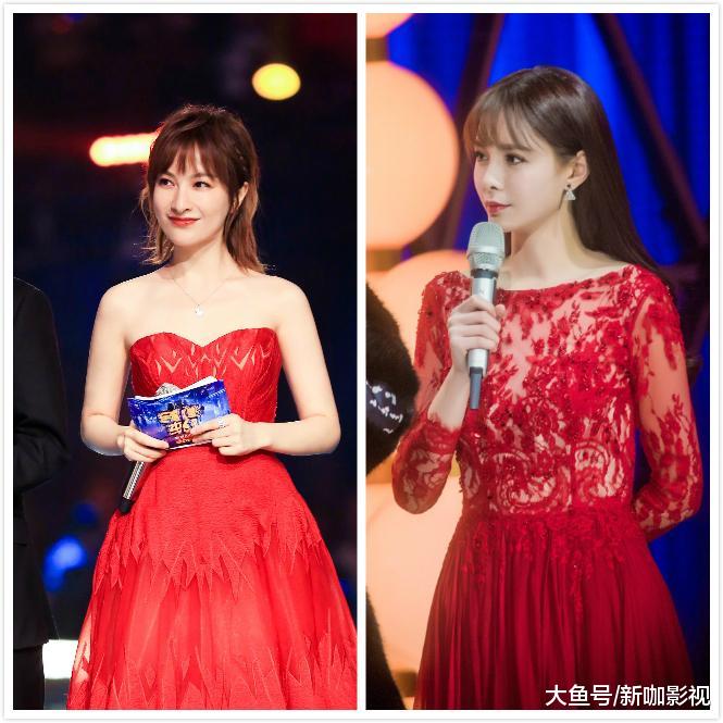 沈梦辰穿红裙暴漏缺点膀大腰圆像个汉子网友和吴昕学学穿衣