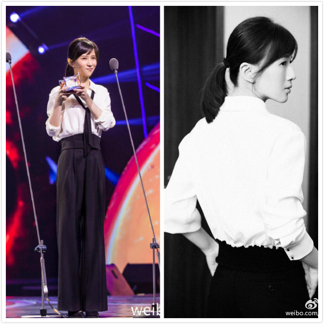 papi酱真会搭,两条裙子一起穿居然不丑?网友:这叫个性