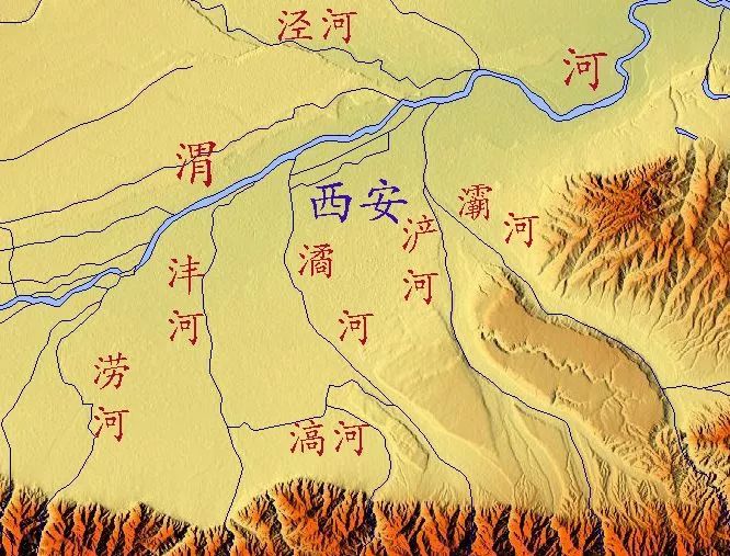 陕西河流分布图片