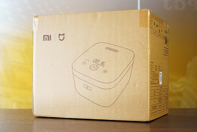 小米米家ih电饭煲开箱:把简约落到实处 在外包装方面,相比起其它品牌