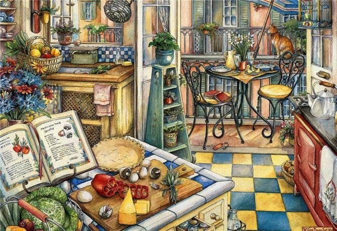 秘密家园荷兰儿童图书插画