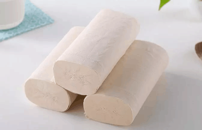 白色卫生纸: 漂白纸浆,再洗涤和筛选; 本色卫生纸