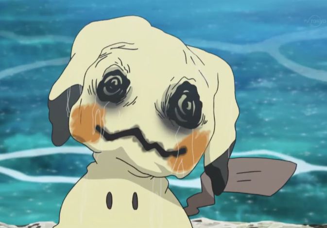 神奇宝贝:假扮成皮卡丘的谜拟q,裙子下面到底是什么了?