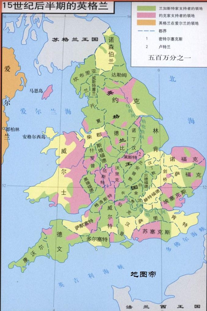 丹麦海盗和当时的英格兰国王平分了英格兰,先是占领了英格兰北部,最后