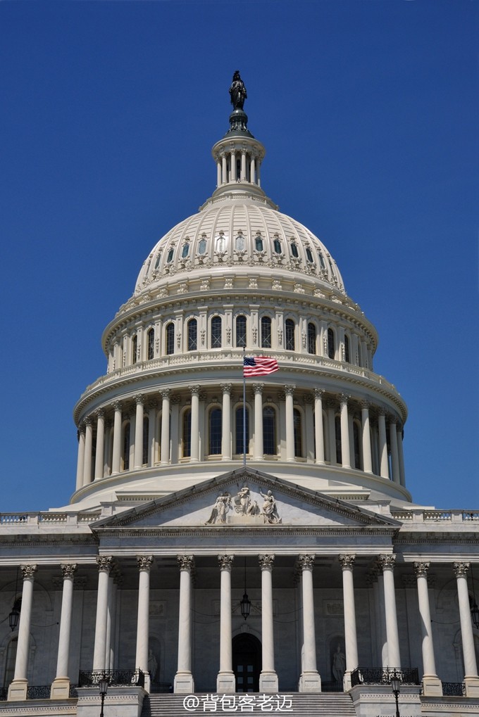 华盛顿地标建筑美国国会大厦原创摄影