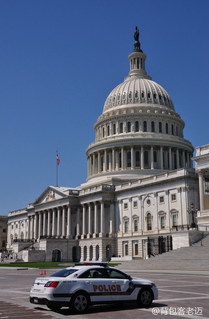 华盛顿地标建筑美国国会大厦原创摄影