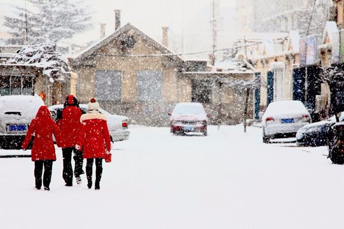 为了看北京下雪|过年|下雪|雪景_新浪新闻