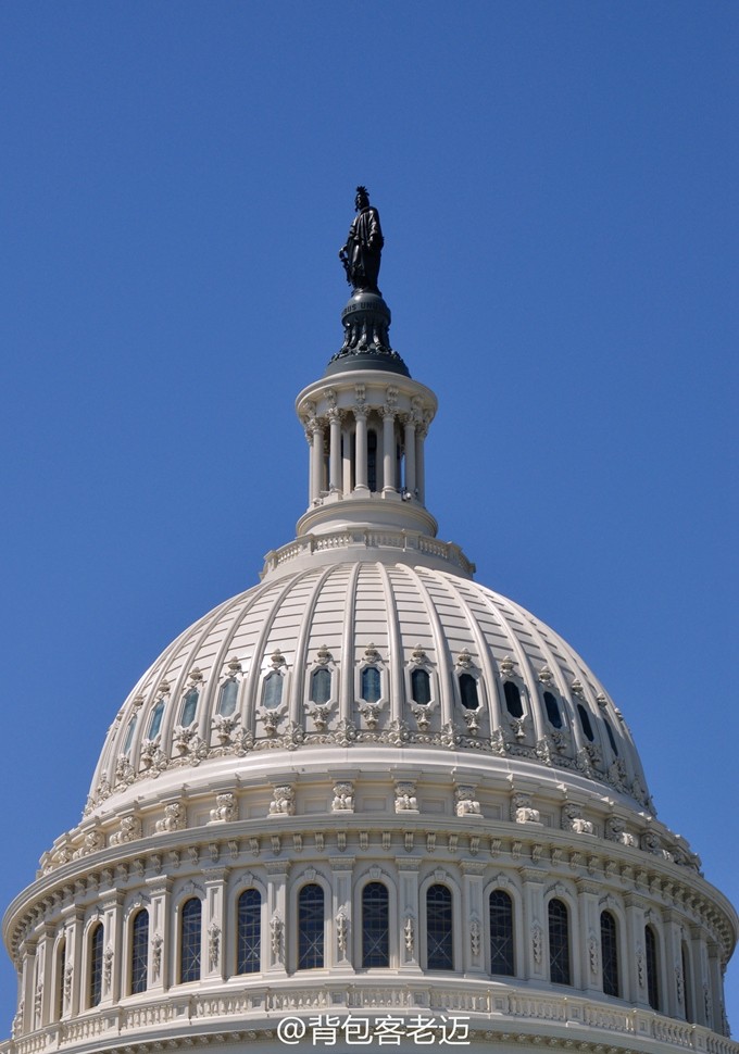 华盛顿地标建筑美国国会大厦原创摄影