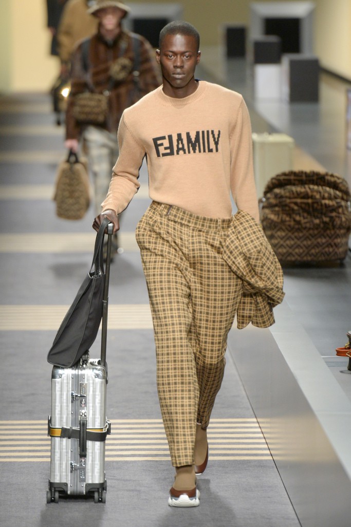芬迪fendi2018秋冬男装秀