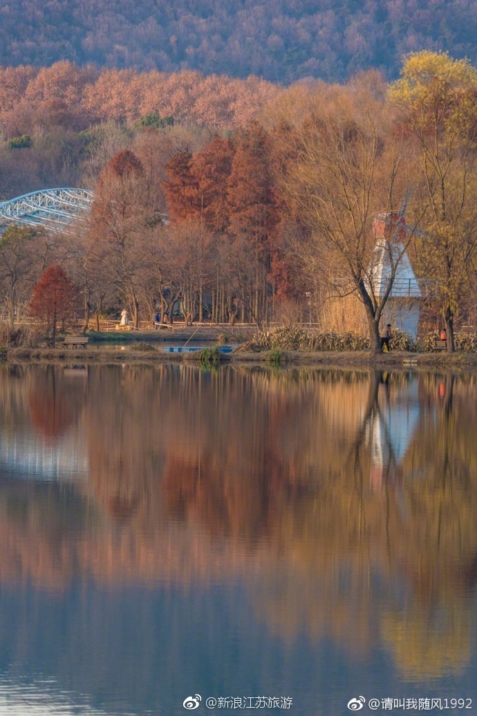 前湖冬色,水墨金陵[心]|江苏|南京|美图_新浪网