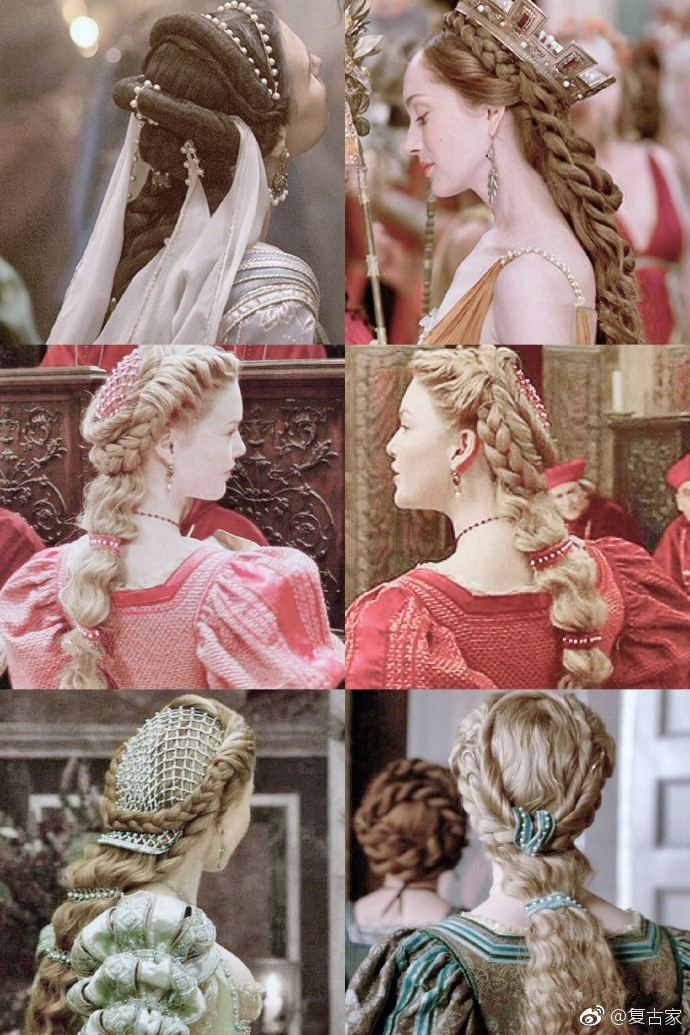 《the borgias》剧里的的服饰和发型极致的彰显了文艺复兴时期的女性