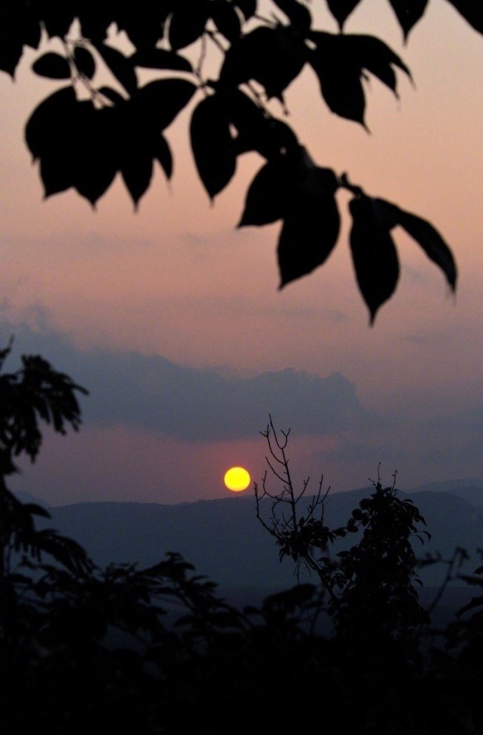 一抹斜阳一壶酒愿求半世逍遥