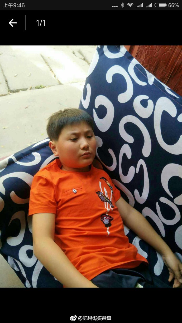 紧急寻人:许昌12岁男孩放学后失踪