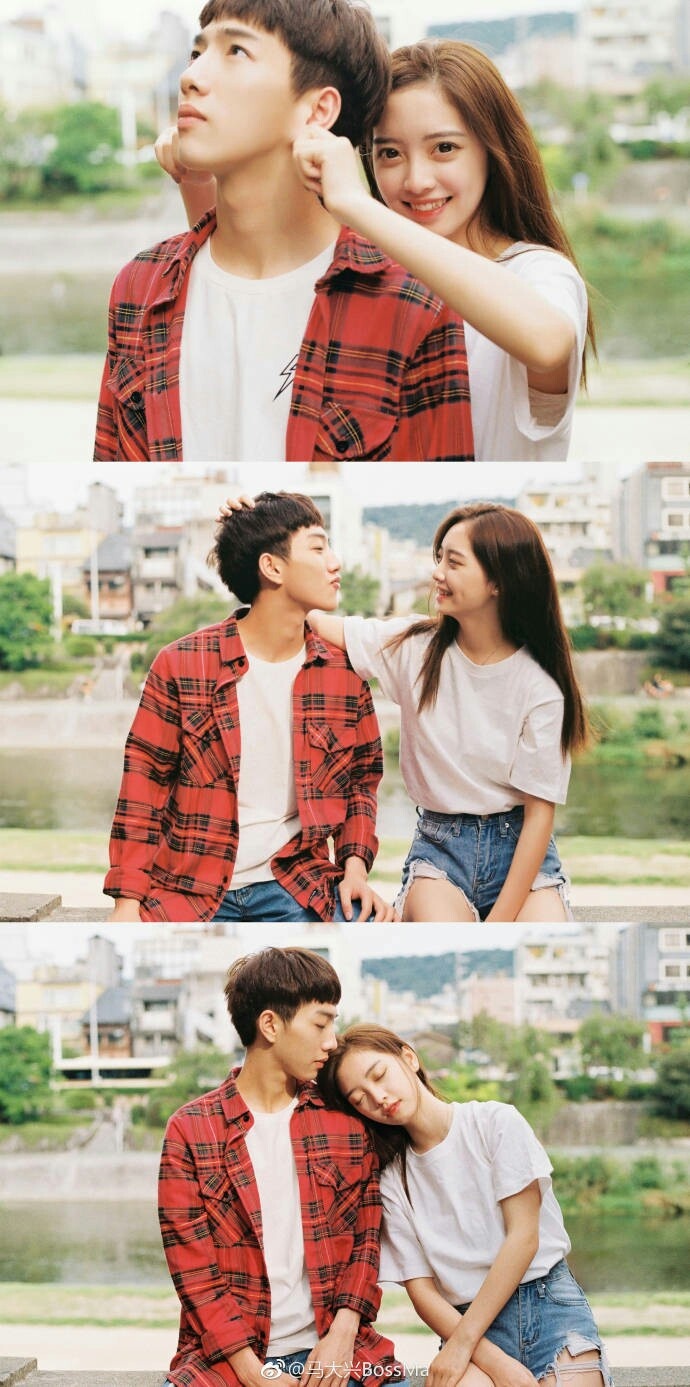 超有爱的情侣拍照姿势! 姿势有了,是不是还差个对象