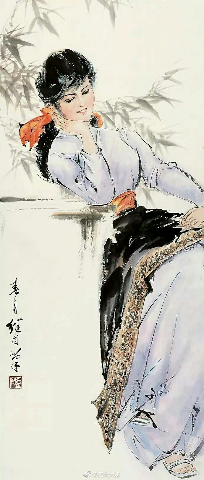 刘继卣写意人物画欣赏