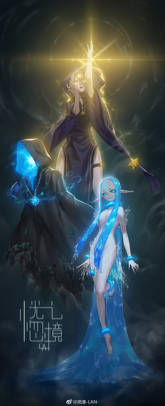 玩家画出恍惚套人物模型原来三神器人物这么有灵性