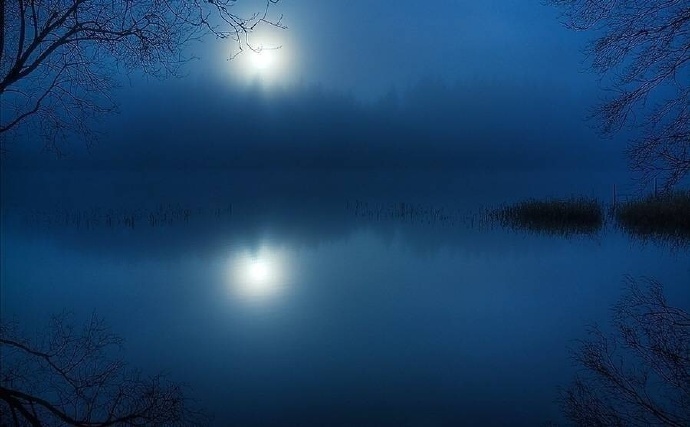 溪头月色白如沙,近水楼台一万家