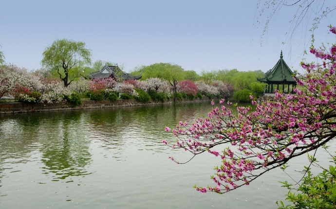 正是江南好风景落花时节又逢君