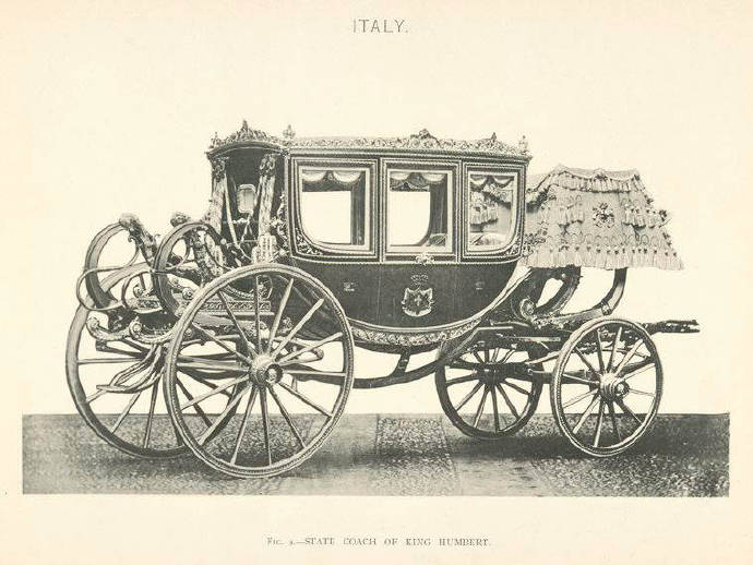1899年绘制的欧洲各国的皇家马车图鉴