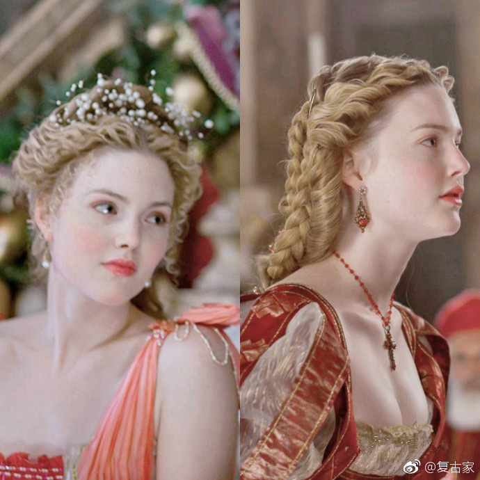《the borgias》剧里的的服饰和发型极致的彰显了文艺复兴时期的女性