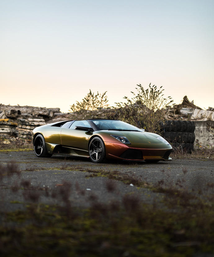 变色龙兰博基尼murcielago最美的大蝙蝠