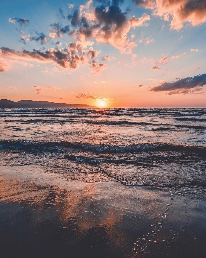 美到哭的日落啊ins