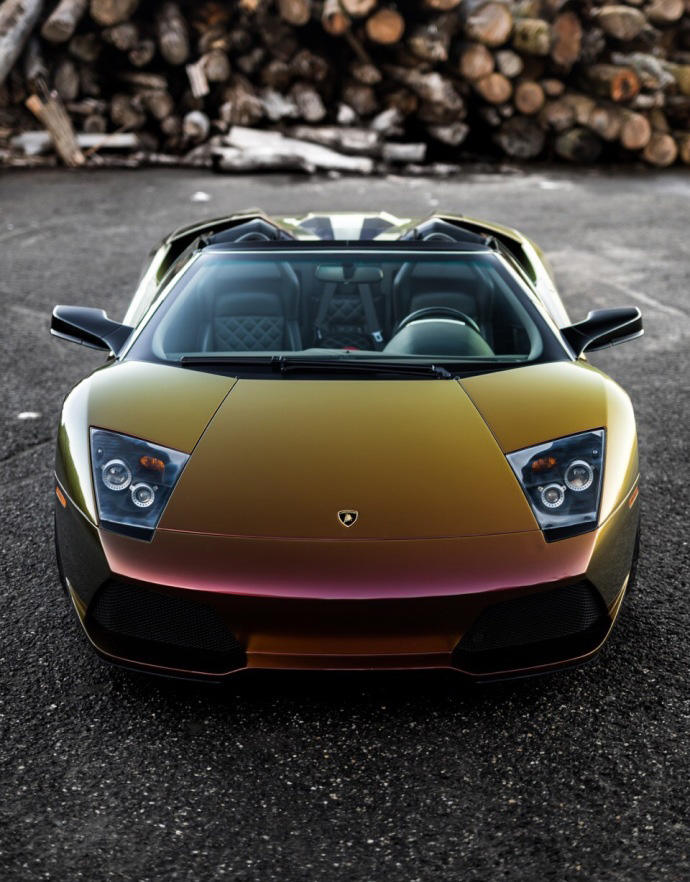 变色龙兰博基尼murcielago最美的大蝙蝠