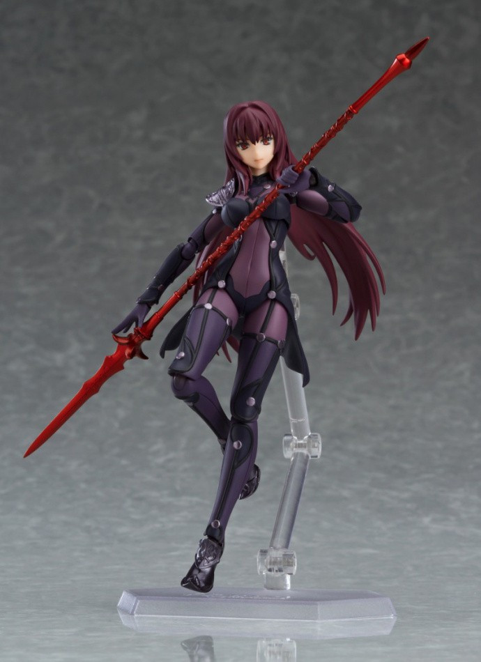 《fate/grand order》斯卡哈可动手办 紫衣女神耍双枪