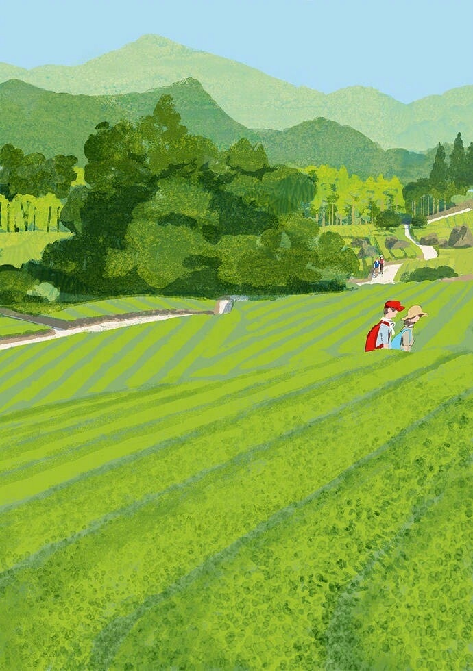 文艺小清新风景插画 日本插画设计师 tatsuro kiuchi