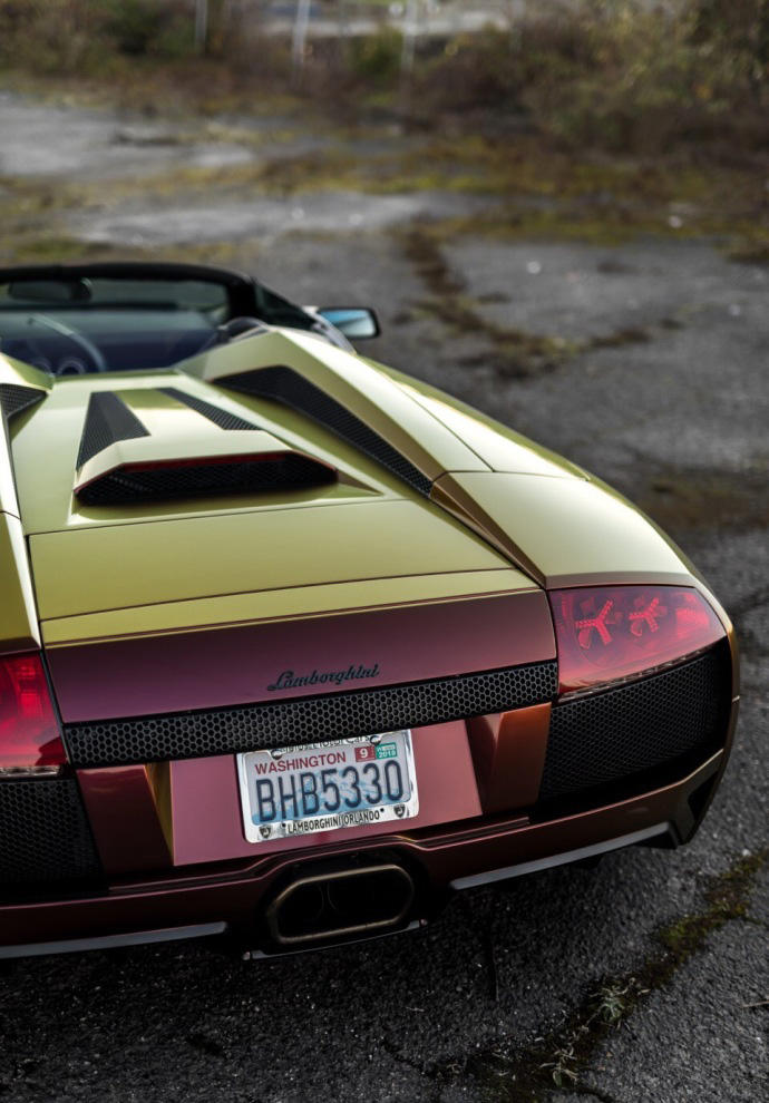 变色龙兰博基尼murcielago最美的大蝙蝠