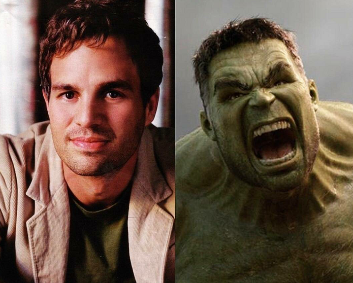 绿巨人本身不属于那种相貌特别出众的人,他也是靠气质取胜.