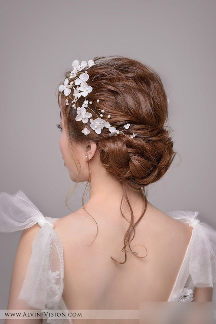 十二星座的唯美新娘盘发,每个女孩都是公主|新娘|长发|公主_新浪新闻