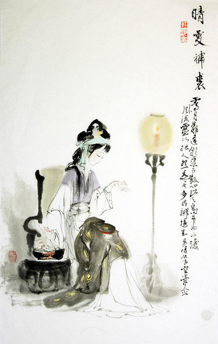 水墨红楼十二钗|红楼|十二钗|宝琴_新浪新闻