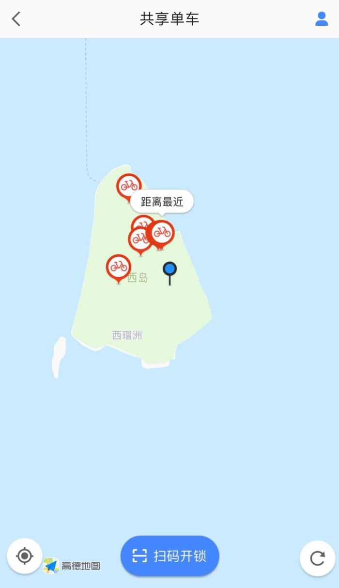 高德地图上你能发现共享单车最奇葩的位置