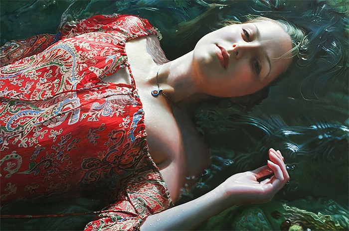 这不是照片!艺术家 yigal ozeri 超写实肖像绘画作品